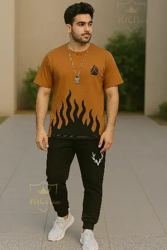 Men's Printed Micro Track Suit