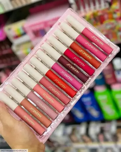 12 Pieces High Pigmented Multicolor Lip Gloss Set